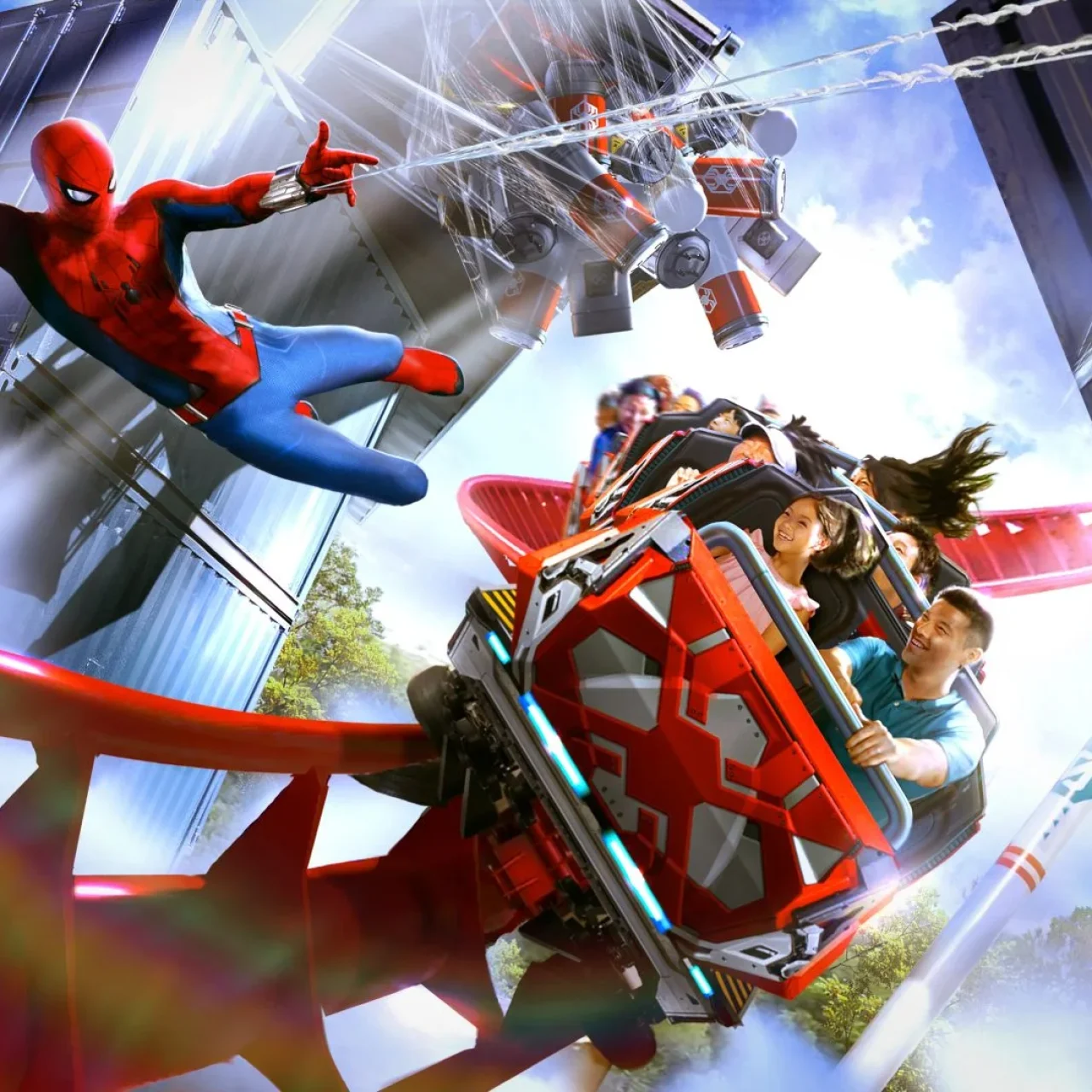 Un launch coaster Vekoma à Shanghai Disneyland