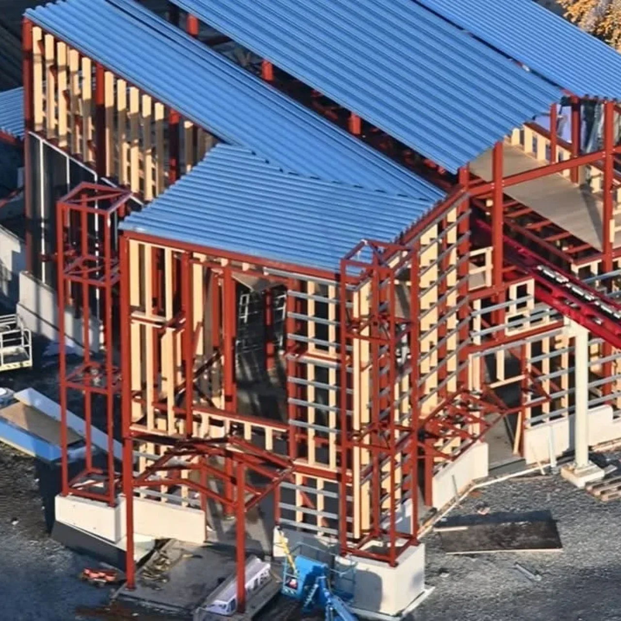 Un coaster Vekoma à Särkänniemi