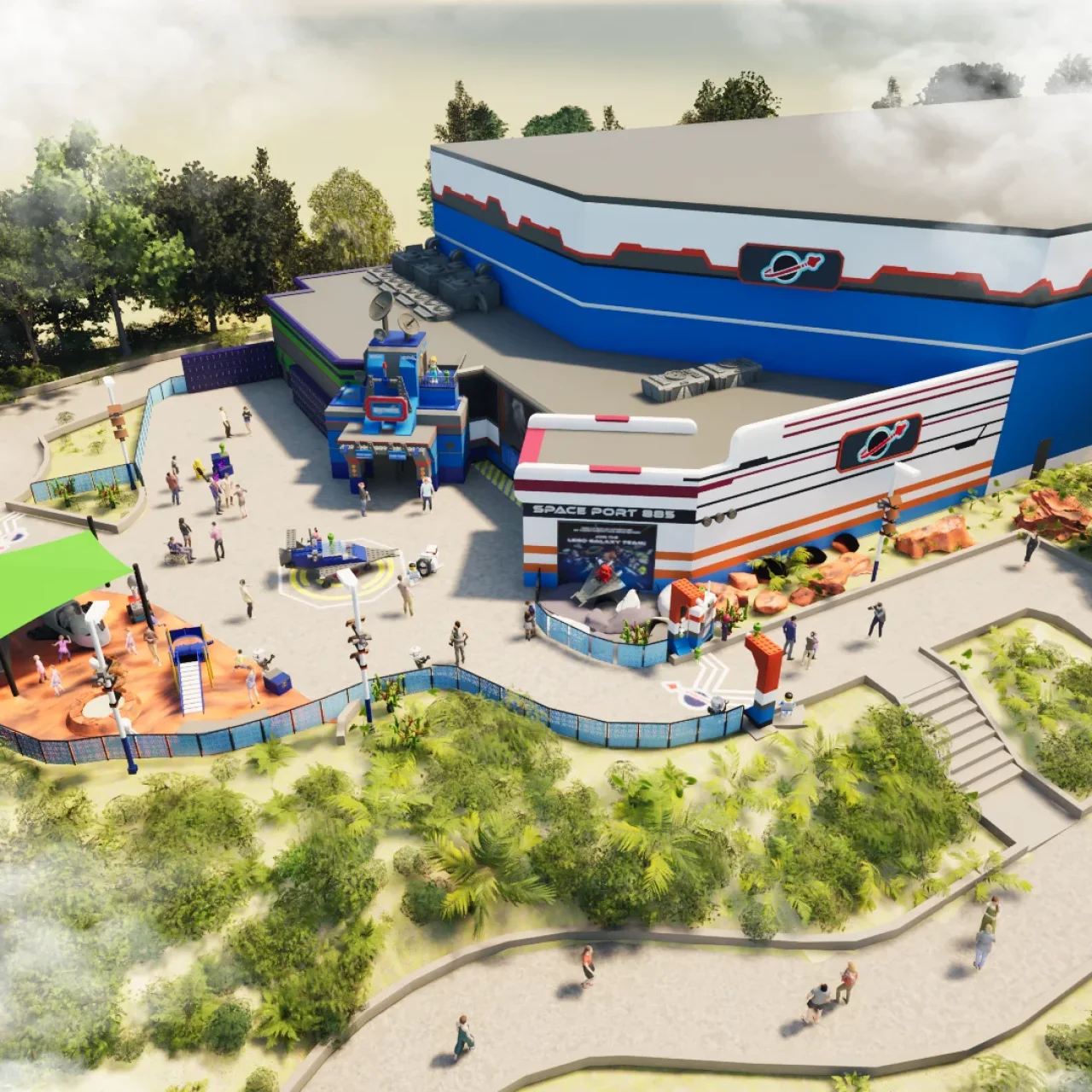 Galacticoaster : un indoor coaster ART Engineering à Legoland Florida