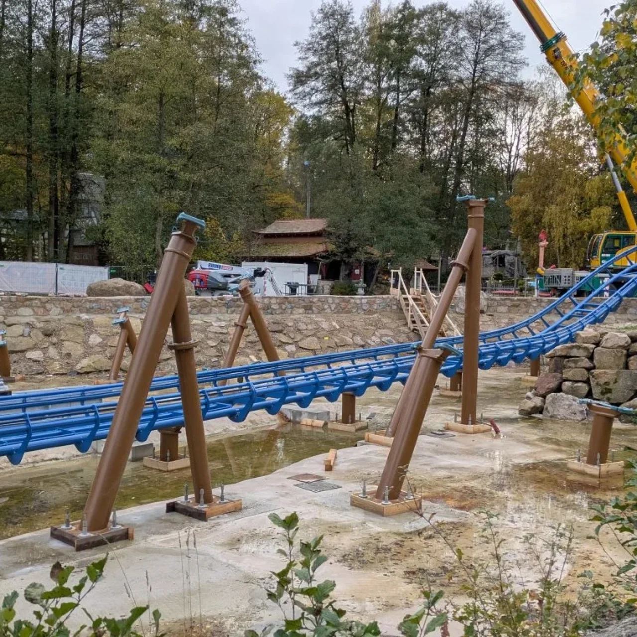 Un Water Coaster Mack à Freizeitpark Plohn