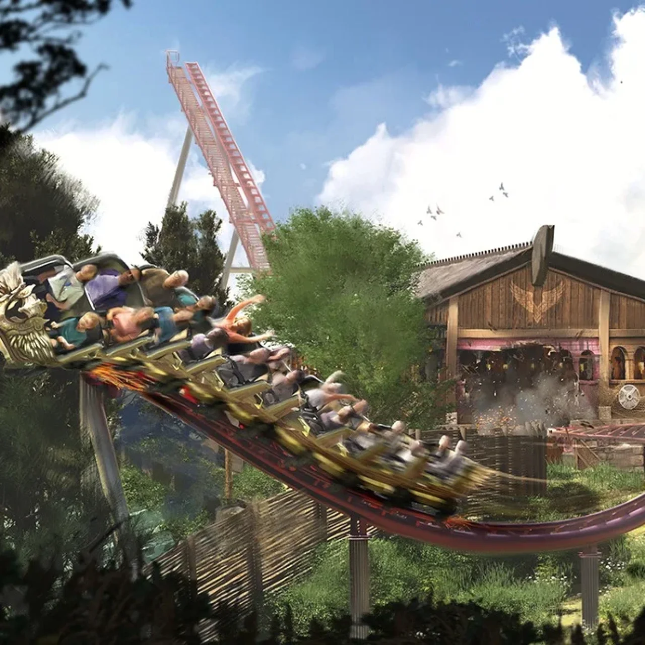 Valkyrie : un Family Boomerang Vekoma à Festyland